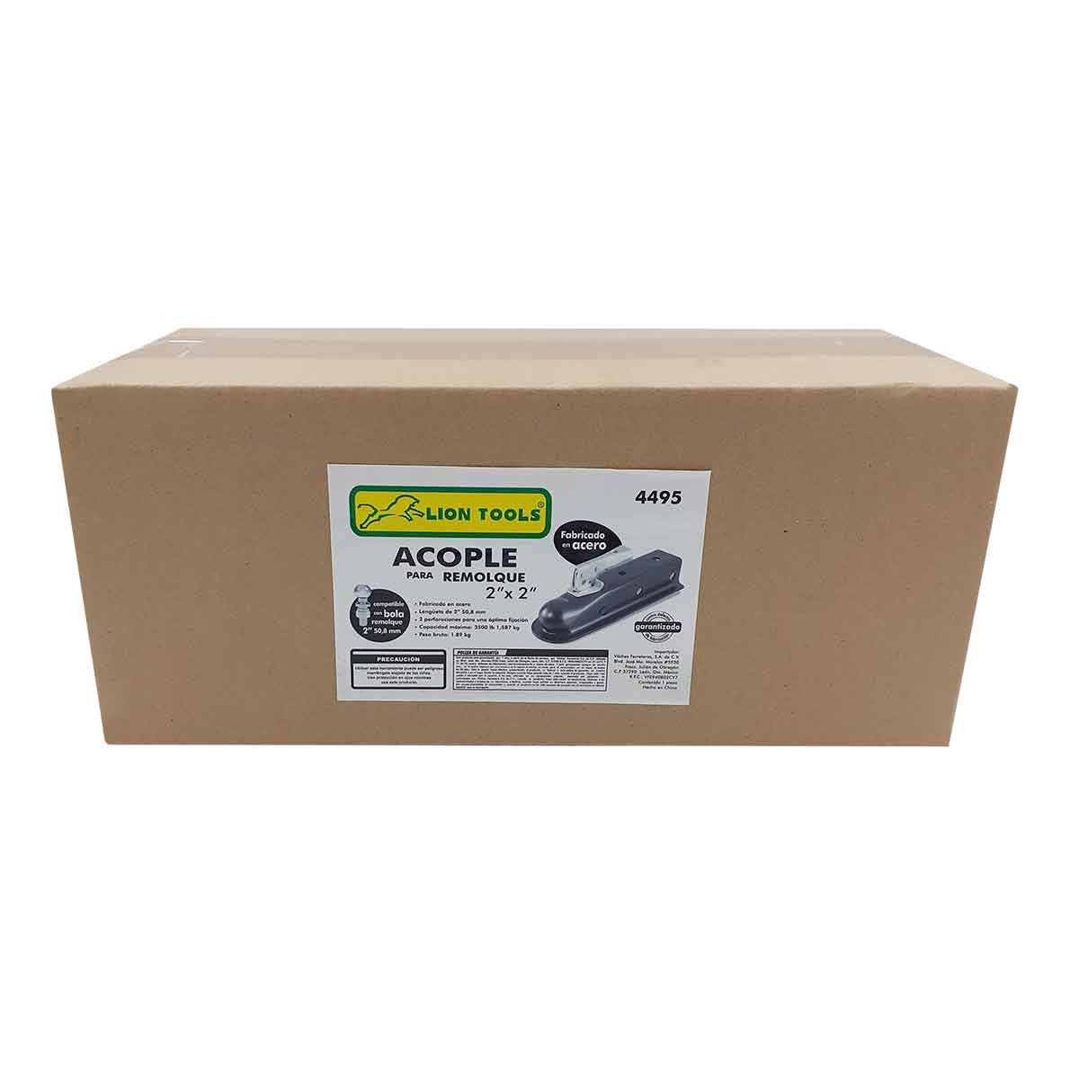 Acople Jalon Para Bola De Remolque 2 x 2 Pulgadas 3500lb 4495 Lion Tools LION TOOLS Ferreabasto