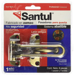Pasadores Para Puerta Abatibles De Laton 8222 Santul SANTUL Ferreabasto