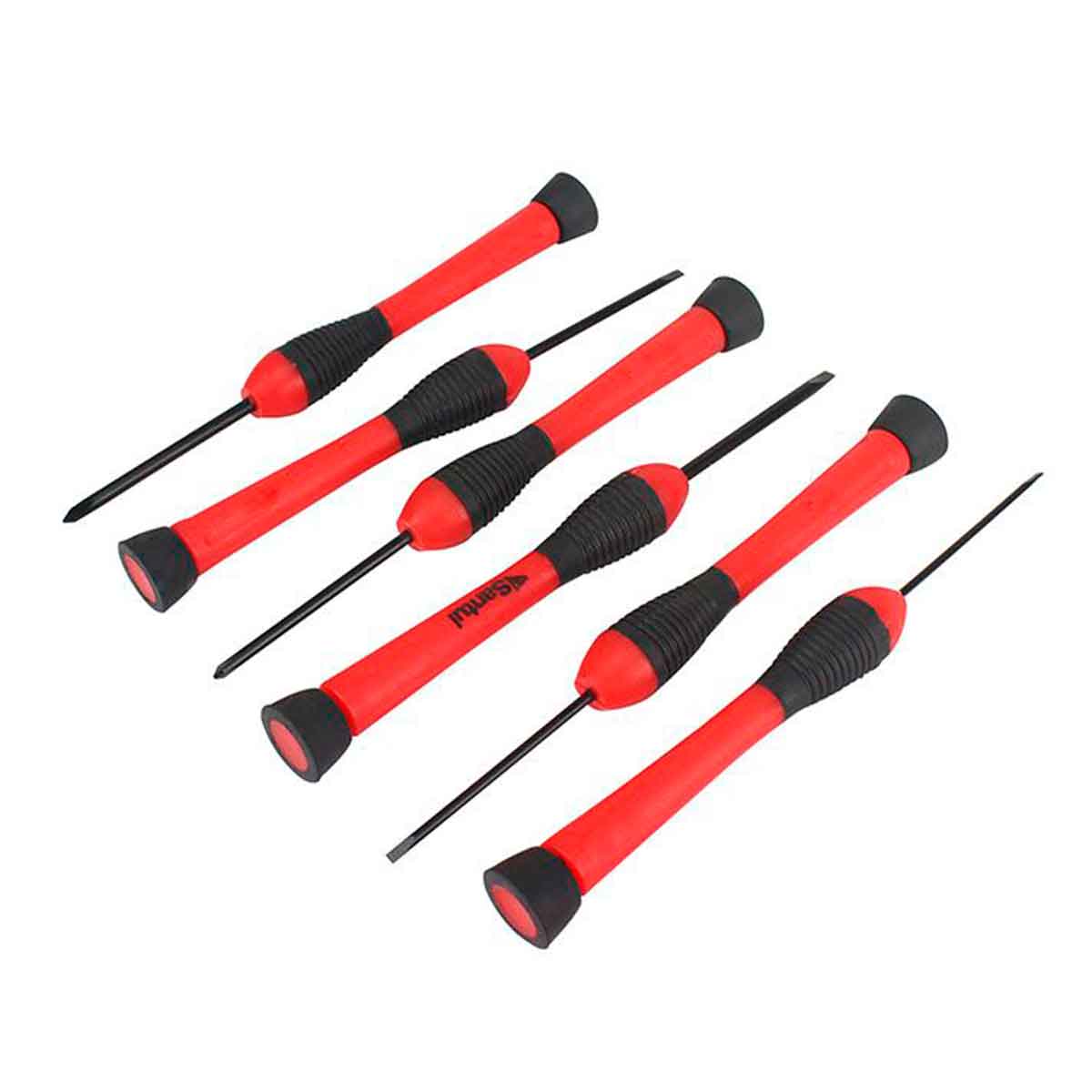 juego desarmadores rojos