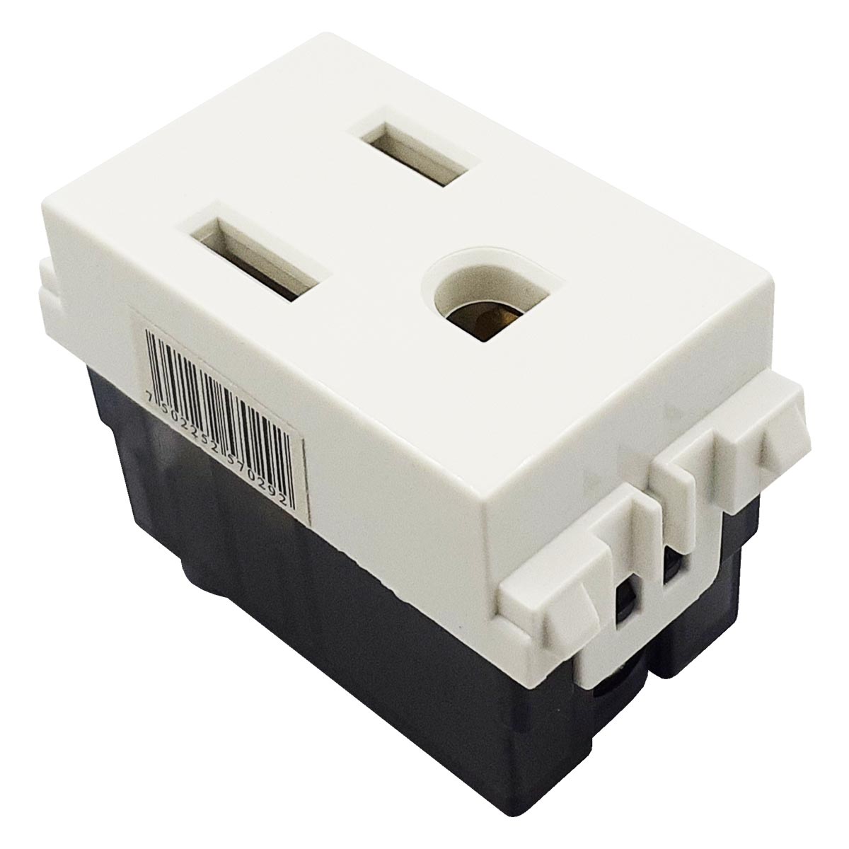 contacto blanco para placa