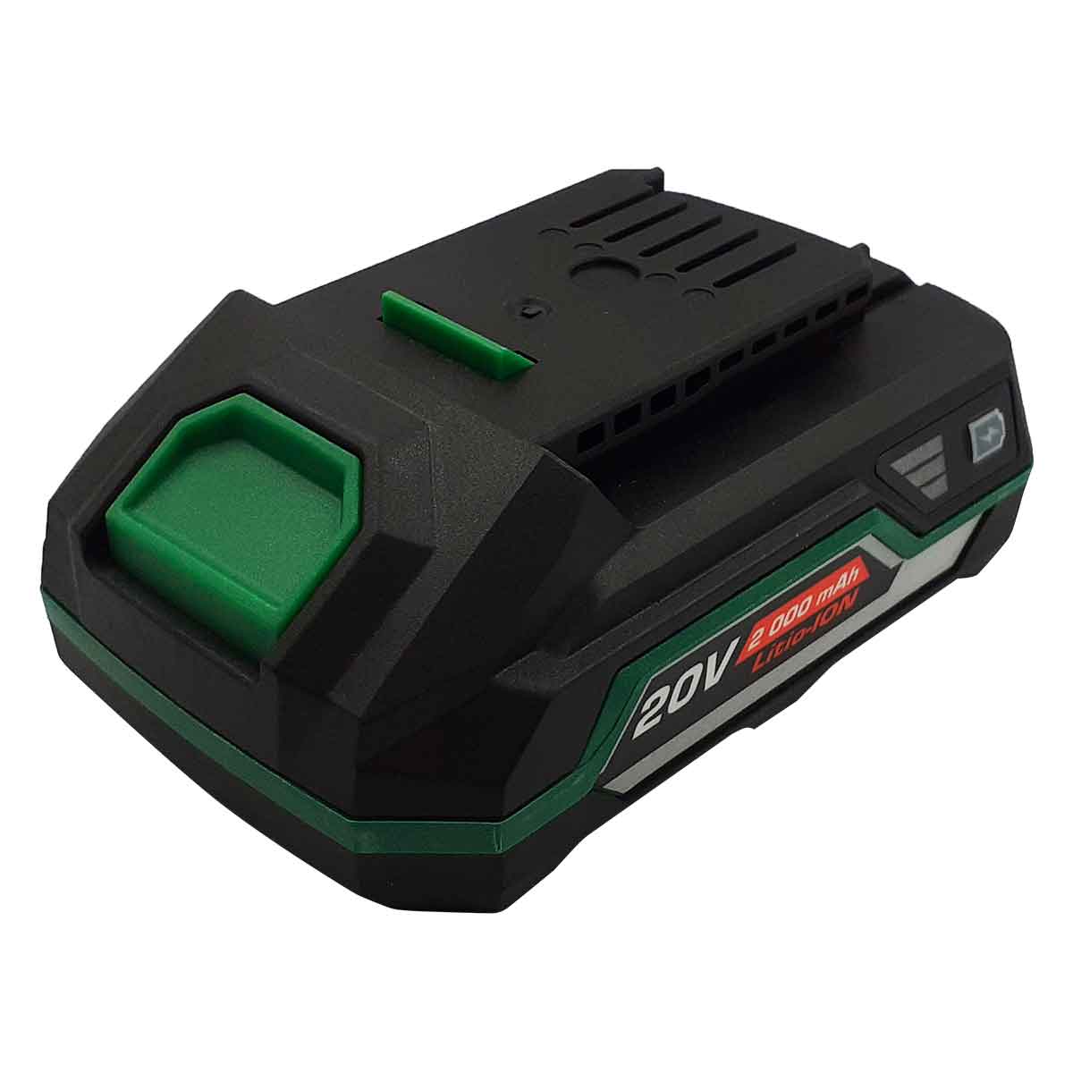 bateria recargable litio negro con verde lion tools