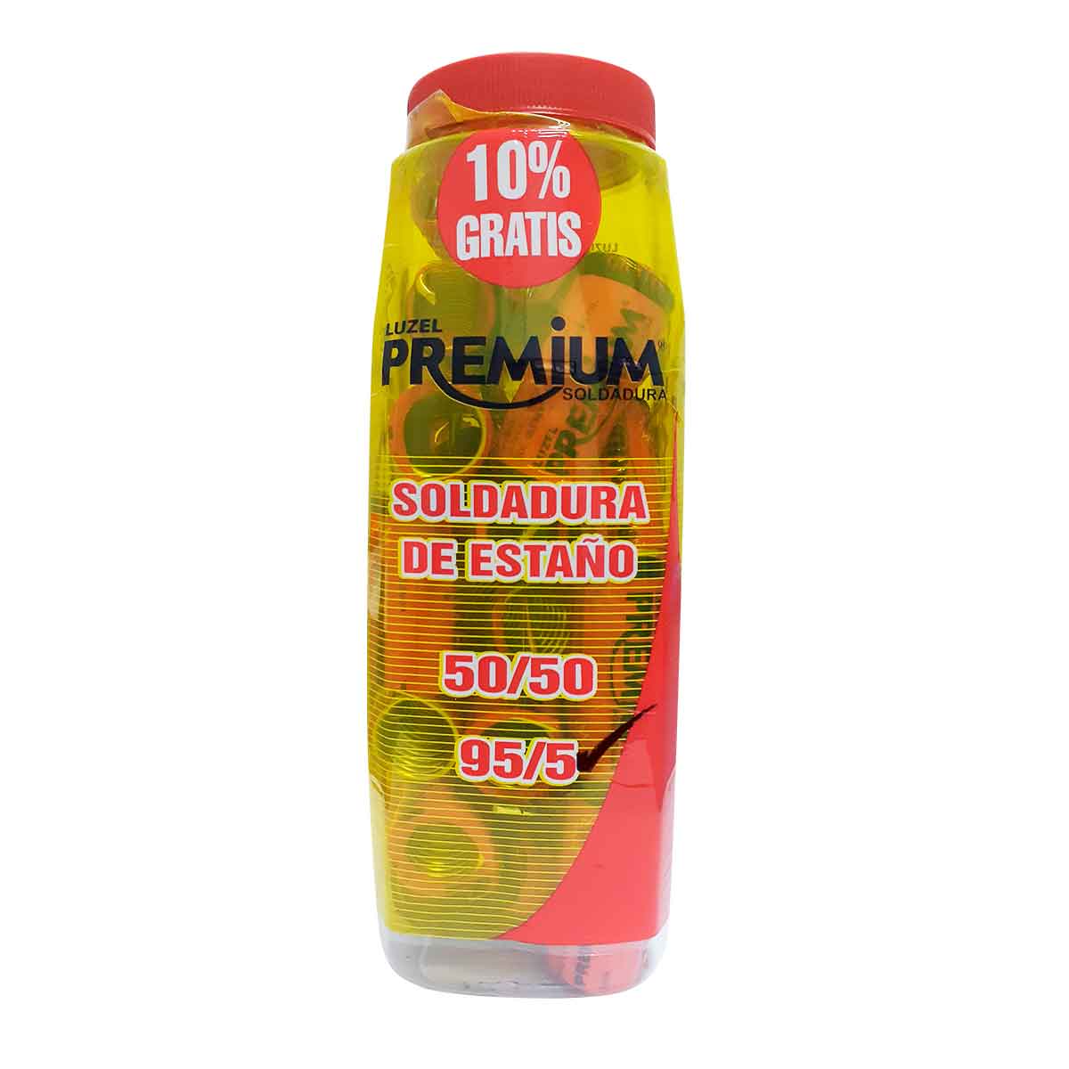 Soldadura Solida Premium 95-5 1.10m 70gr Vitrolero 23 Piezas LUZEL PREMIUM Ferreabasto