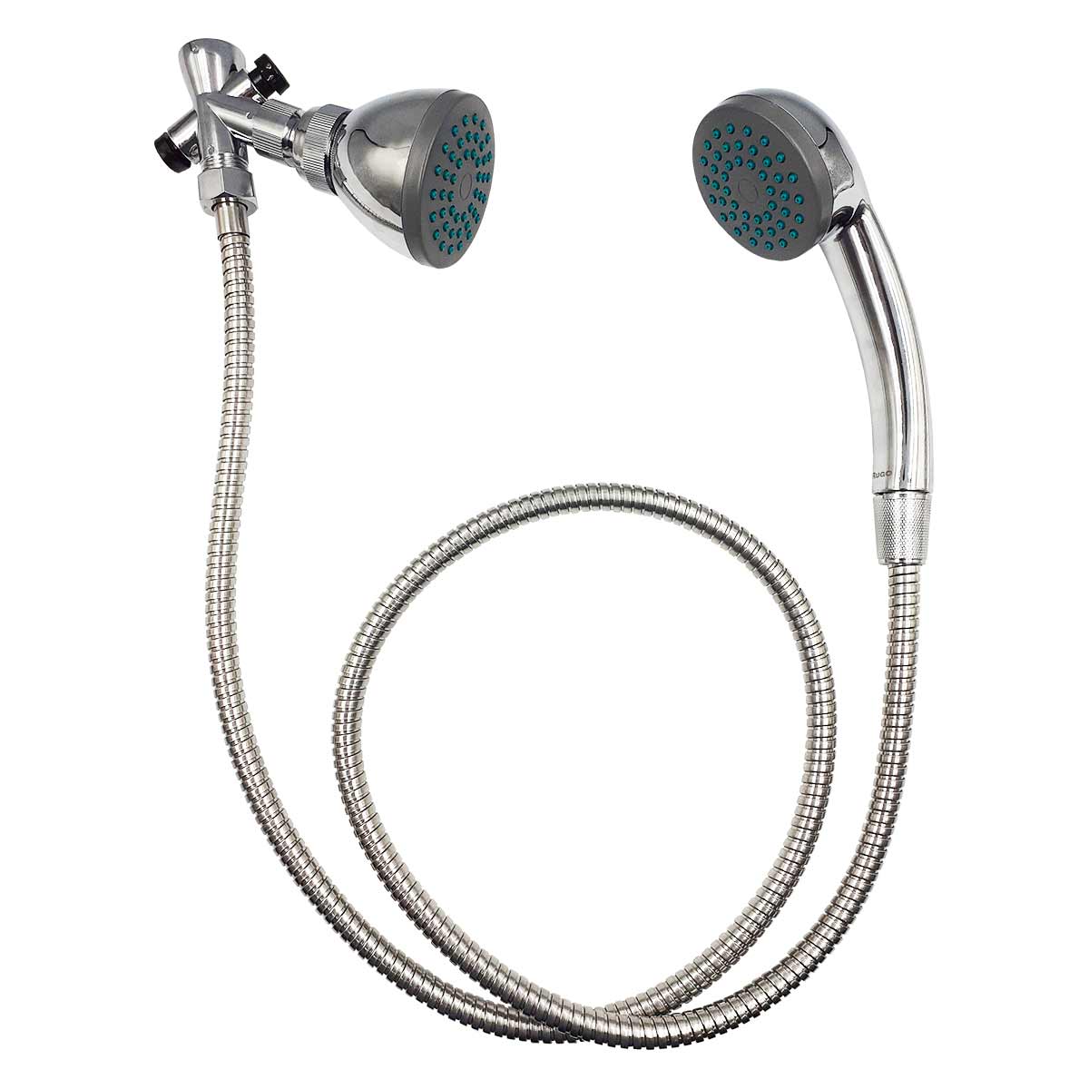 Regadera Telefono Con Limpia Sarro Cromo Rugo 44t - Main Image