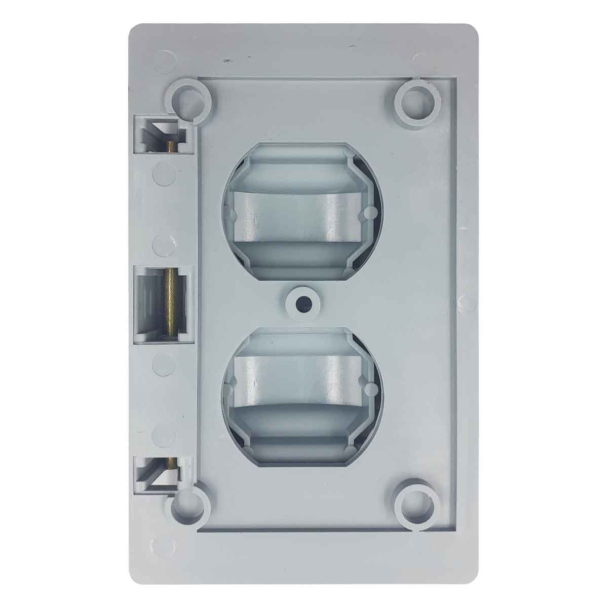 Pack 10 Placa Doble Intemperie Abs Gris Igoto IGOTO Ferreabasto