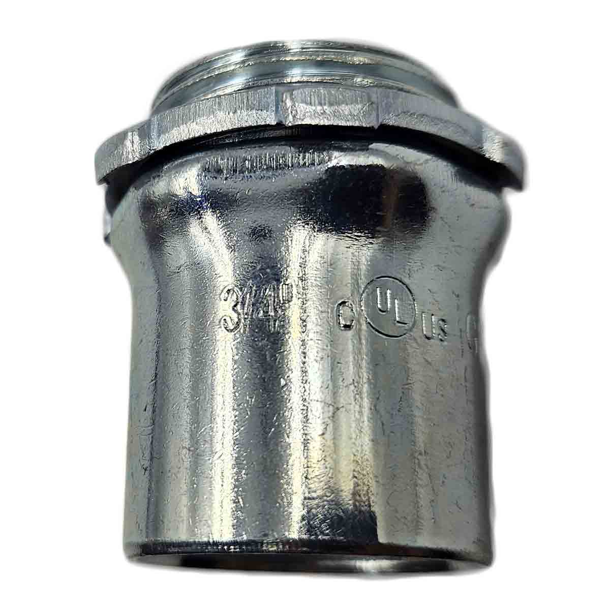 Conector Para Tubo EMT Acero Galvanizado De 3/4 Pulgadas