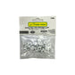Grapa Para Cable Redondo 6mm Color Blanco 100 Pzs