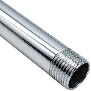 Brazo Recto Con Chapeton Para Regadera 37 CM Acero MEER