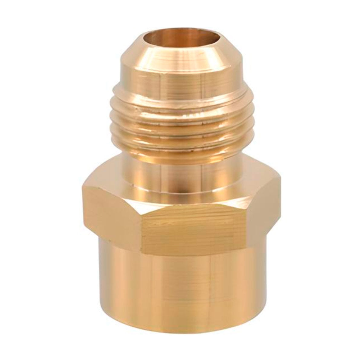 Niple Campana Conexion De Laton Para Gas 3/8" X 3/8"