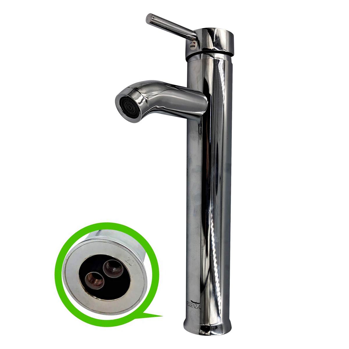 Llave Monomando Para Lavabo Fregadero Acero Inoxidable 30cm