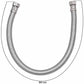Manguera Para Boiler 3/4"X3/4" 80 CM Acero Inoxidable CNX