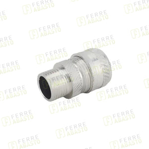 Conector Glandula Aluminio Macho 1/2" Entrada De Cable 1/4 A 3/8"