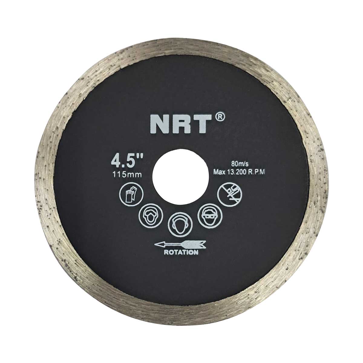 Disco de diamante de 4-1/2 x 0.08 x 7/8 p/ corte de granito y mármol