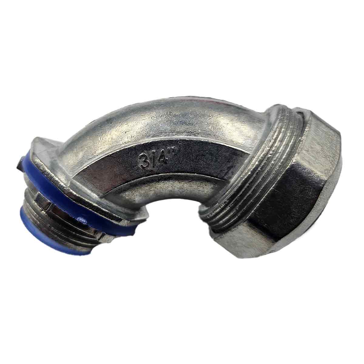 Conector Curvo Para Tubo Liquidtight Aluminio 3/4 Pulg Argos