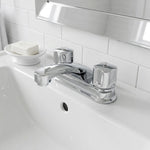Mezcladora Cromada Fontanery 21011 Para Lavabo 4 Pulgadas