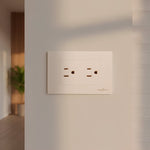 Placa Armada Con Contacto Duplex De 1.5 Modulos Blanco WANERGY Ferreabasto