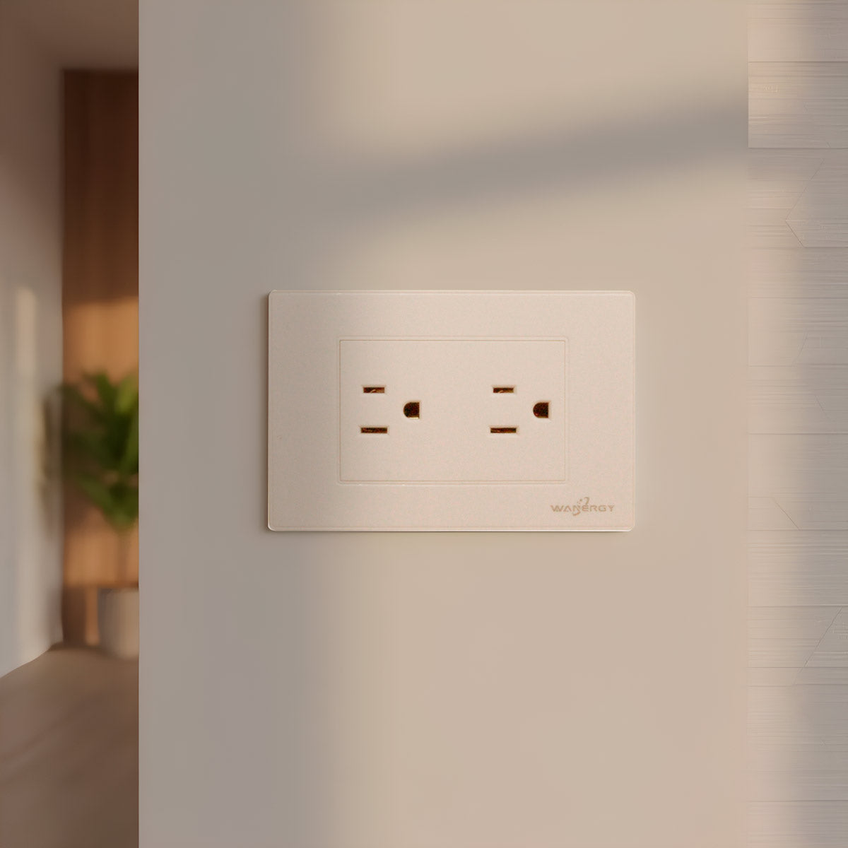 Placa Armada Con Contacto Duplex De 1.5 Modulos Blanco WANERGY Ferreabasto