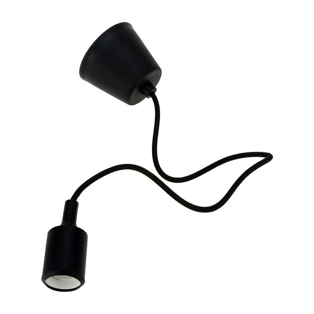 Portalampara Socket Para Foco Base Y Cable E27 1M PEACE QUIET IMPORT SA DE CV (WANERGY) Ferreabasto