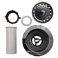 Contracanasta Plastica Cubierta Acero Inoxidable P/Fregadero