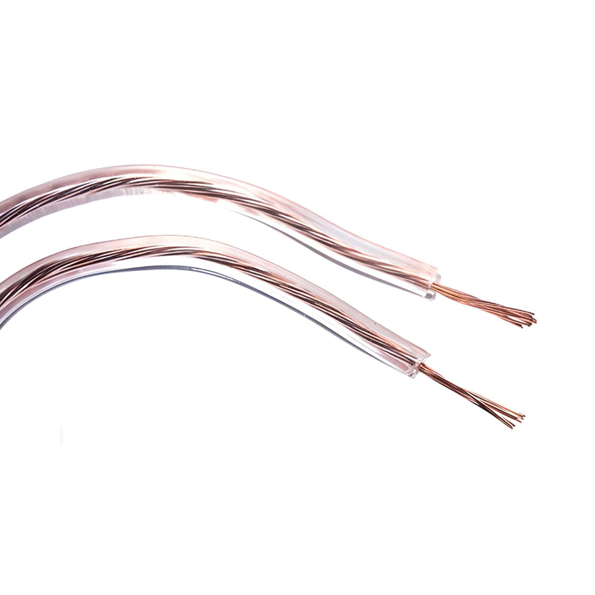Cable Duplex Audio Cal 22 Transparente 100M 100% Cobre Cdc