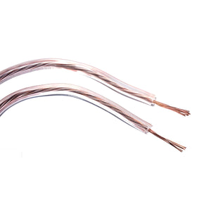 Cable Duplex Audio Cal 22 Transparente 100M 100% Cobre Cdc