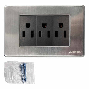 Placa Acero Inoxidable Contacto Triple Wanergy WANERGY Ferreabasto