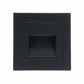 Luminario Led Empotrable Negro Exterior 3W 3000K Luz Calida