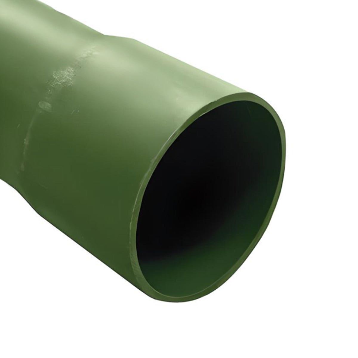 Tubo De Pvc Ligero 1 1/2 Pulgadas Verde Con Cople 3 Metros