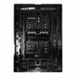 Placa Armada Cristal Con 1 Apagador Escalera Y 1 Contacto De 1.5 Modulos Negro Igoto