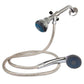 Set De Regadera Telefono Circular Con Manguera Acero Inoxidable Flexible Roalflux