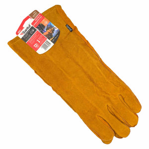 3Pz Par De Guantes De Carnaza Largo Para Soldar Unitalla SANTUL Ferreabasto