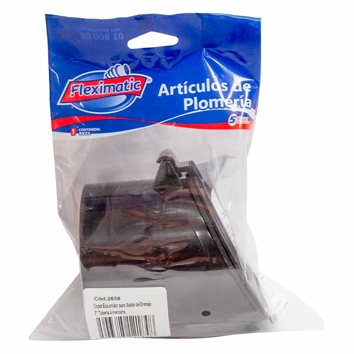 COPLE ESCURRIDOR PARA SALIDA DE DRENAJE 3" TUBERIA AMERICANA NEGRO FLEXIMATIC FLEXIMATIC SA DE CV Ferreabasto
