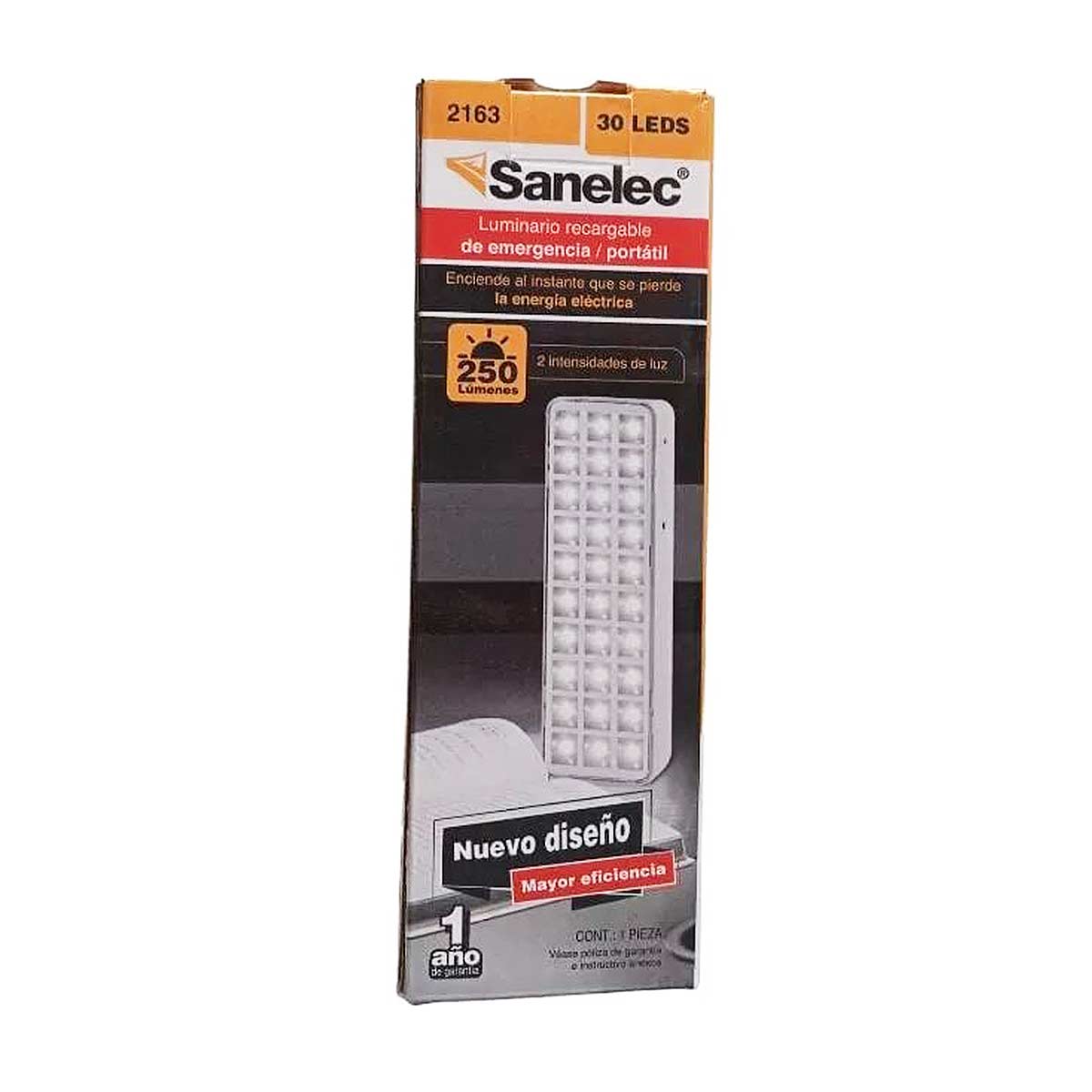 Lampara Led Emergencia Recargable 250 Lumen 5Hr Sanelec SANELEC Ferreabasto