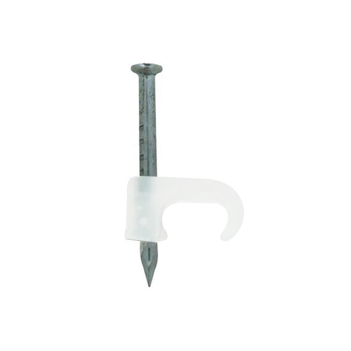 Grapa Para Cable Plano 8mm Color Blanco 100 Pzs Ferreabasto Ferreabasto