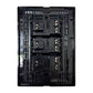 Placa Armada Cristal Con 3 Contactos Sencillos de 1 Modulo Negro Igoto