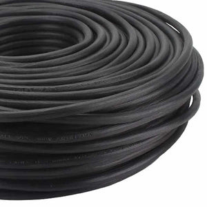 Cable Uso Rudo St 2x12 Negro 100% Cobre 600V Nom 1M Cdc