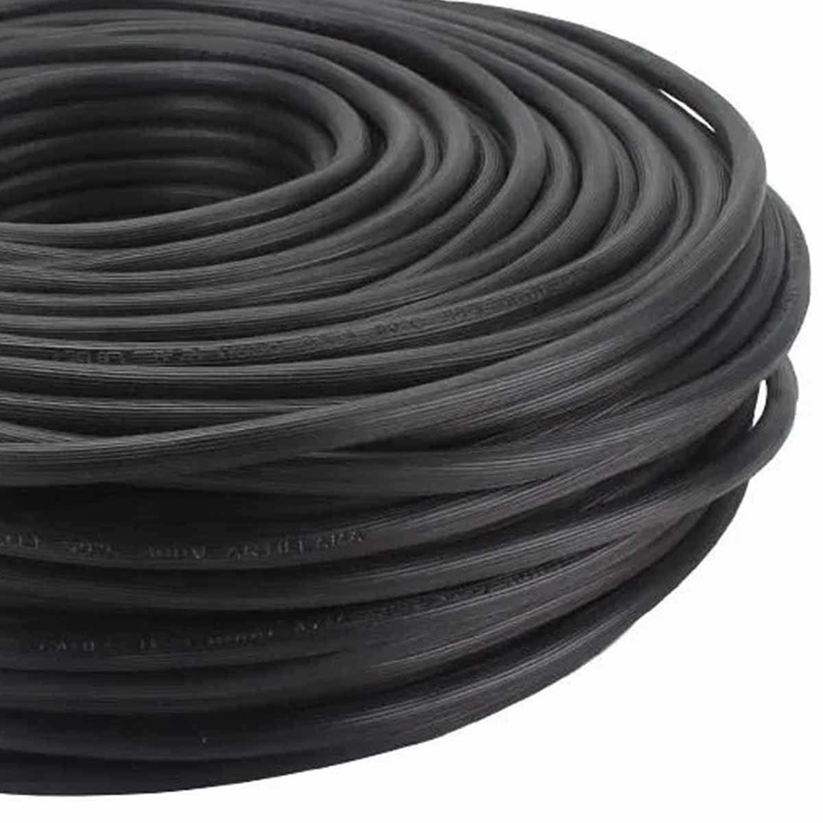 Cable Uso Rudo St 4x16 Negro 100% Cobre 600V Nom 1M Cdc