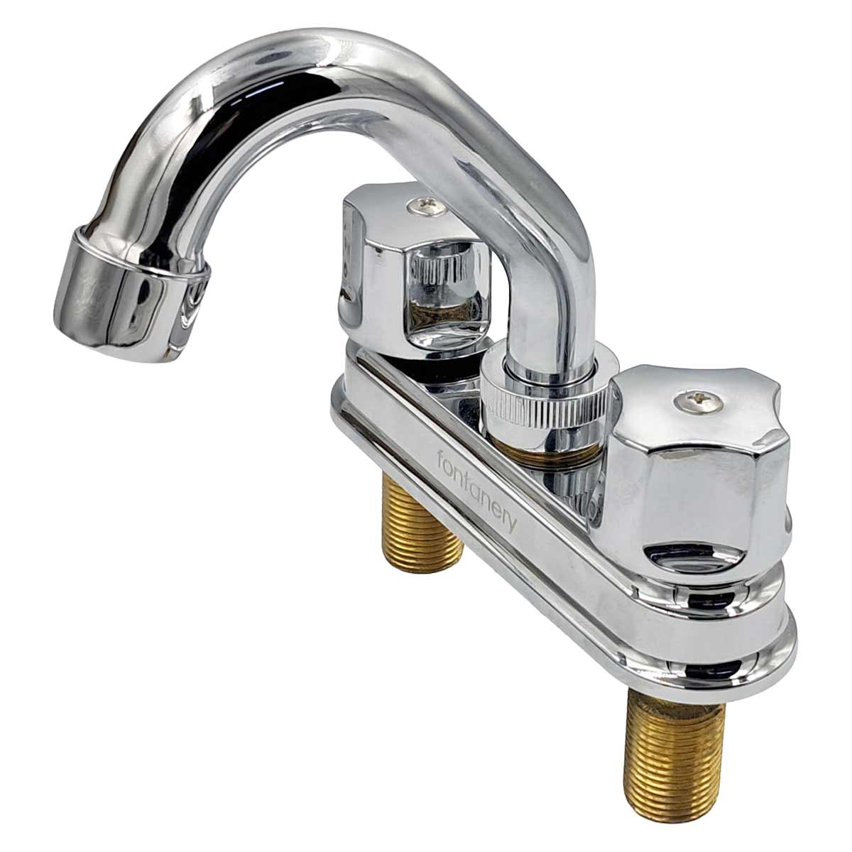 Mezcladora Lavabo ABS Cuerpo Bronce Acabado Cromo Fontanery