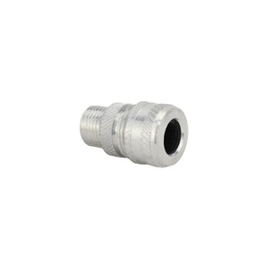 Conector Glandula Aluminio Macho 1/2" Entrada De Cable 1/4 A 3/8"