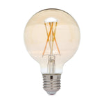 Foco Edison Vintage Retro Globo Led 4W G80 Dimeable Ambar