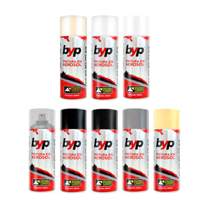 Pintura En Aerosol En Esmalte 400ML BYP Varios Colores BYP Ferreabasto