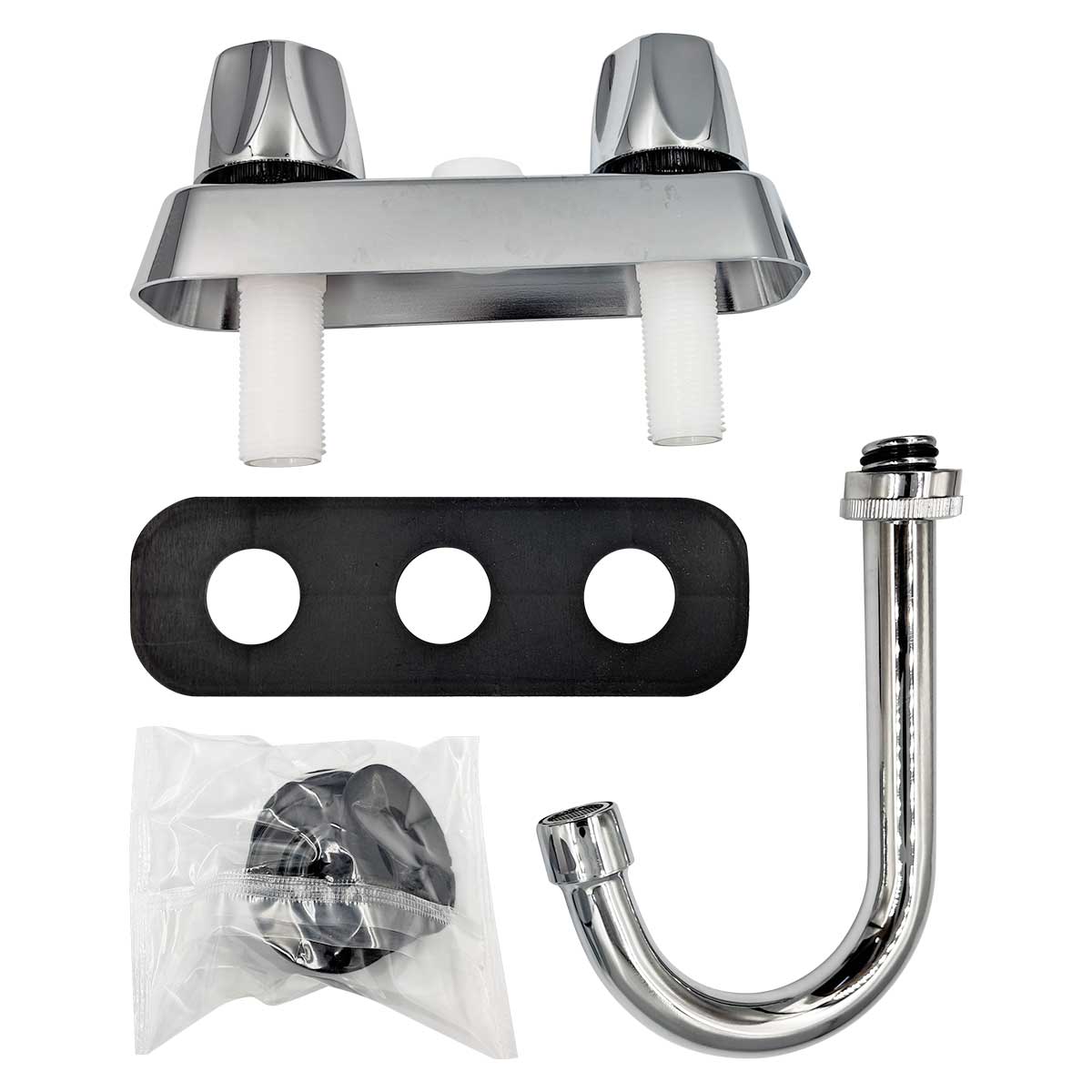 Mezcladora ABS P/Bar Manerales Redondos 4" Cromo Fontanery