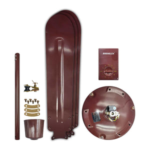 Ventilador De Techo Industrial Motor Grande Chocolate Tipo VEC BENELUX Ferreabasto