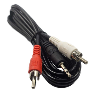 Cable De Audio 2 Plug – 1 Mono 1.8 Metros 5Pzs