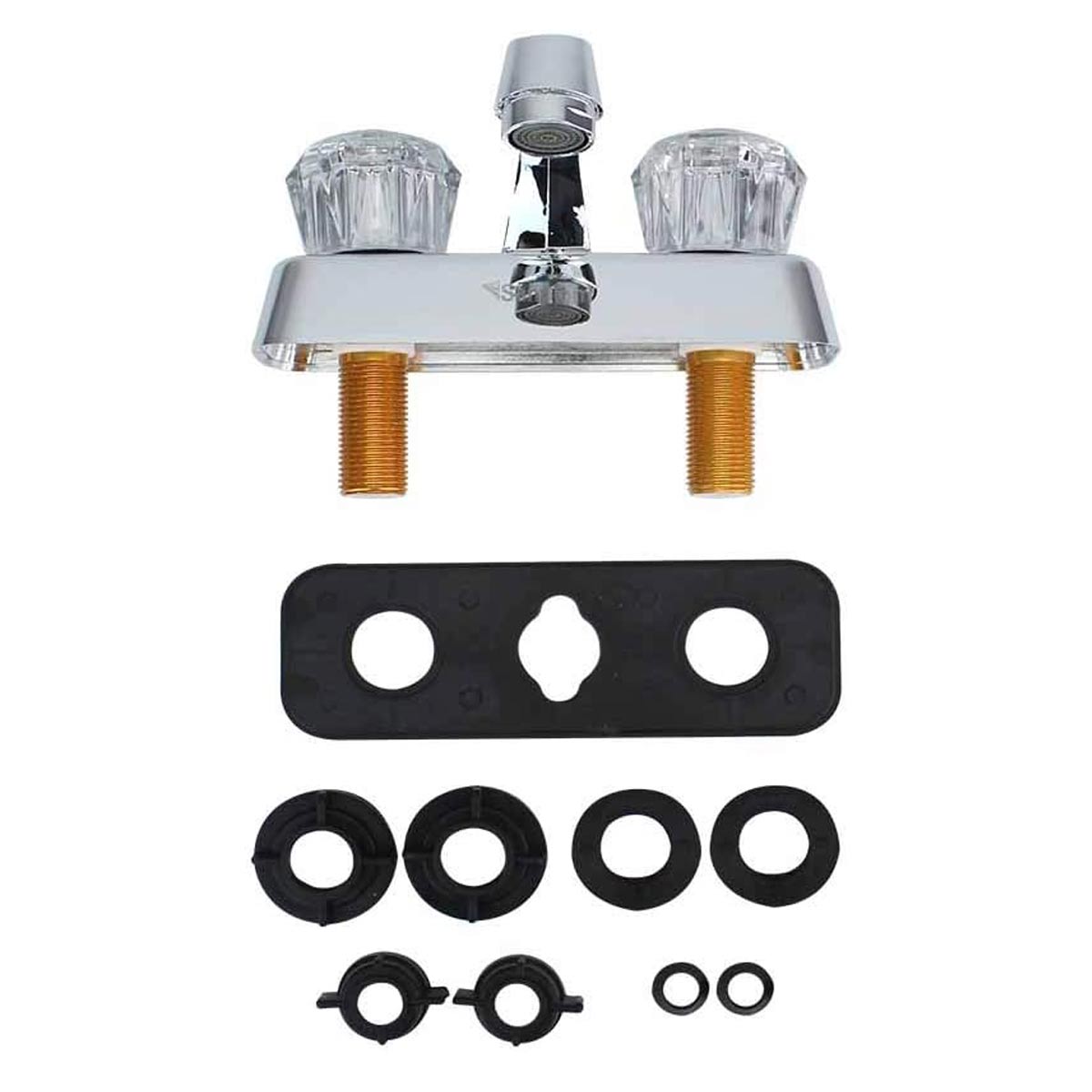 Llave Mezcladora Para Lavabo 4 Pulg Manerales Acrilicos