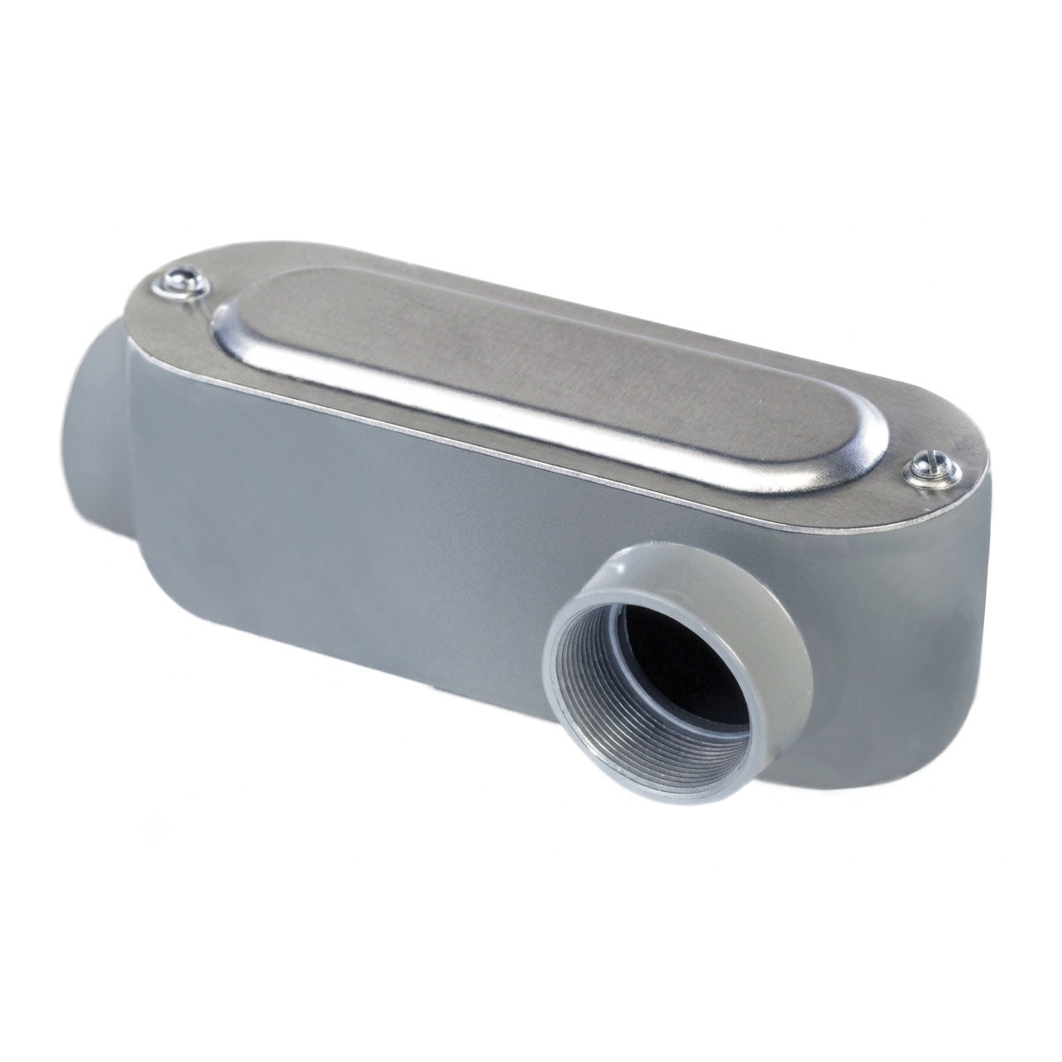 Condulet Tipo LL De Aluminio De 1 Pulgada Gris Argos