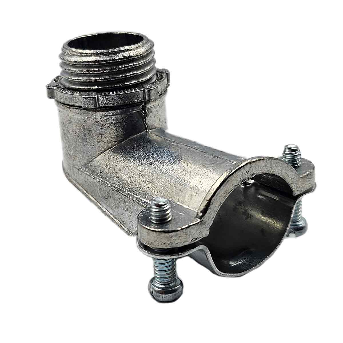 Conector Curvo Para Tubo Flexible Aluminio 3/4 Pulg Argos
