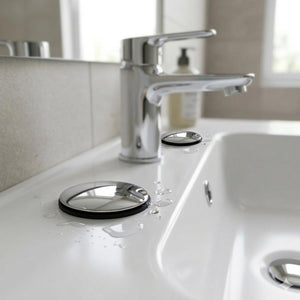 Cubre Taladros Tarja Tapa Fregadero Acero Inox 1 3/4 Pulg