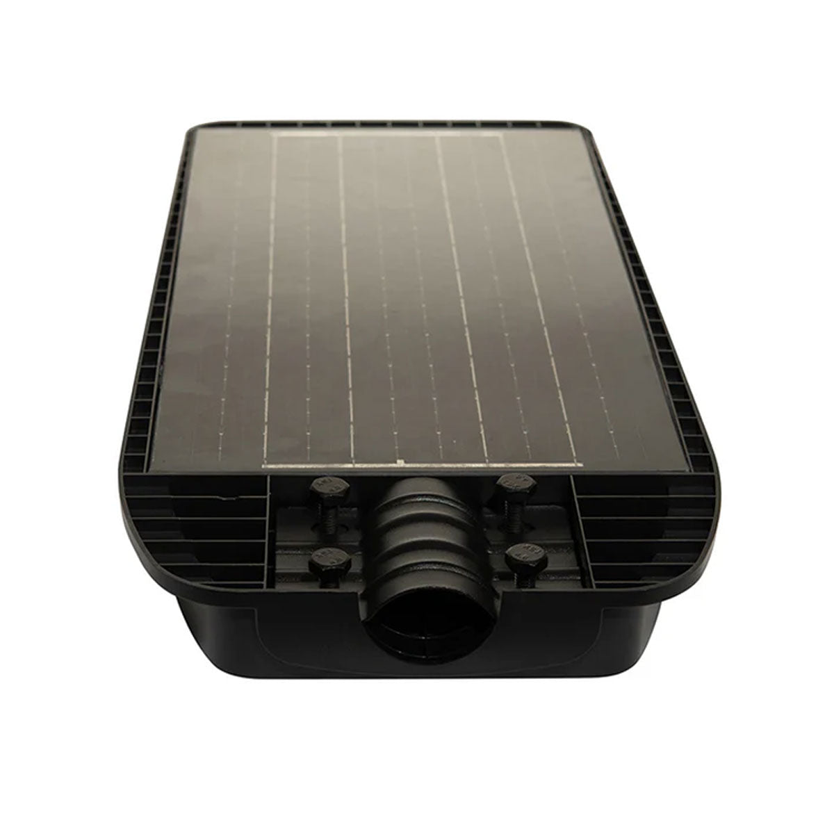 Luminario Led Solar Suburbana Exterior 100W Luz Fria Negro