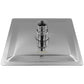 Regadera Cuadrada 6" Acero Inoxidable Deluxe NOM Meer