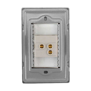 Placa Armada Con 1 Apagador Sencillo De Acero Inox Wanergy WANERGY Ferreabasto